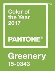pantone greenery