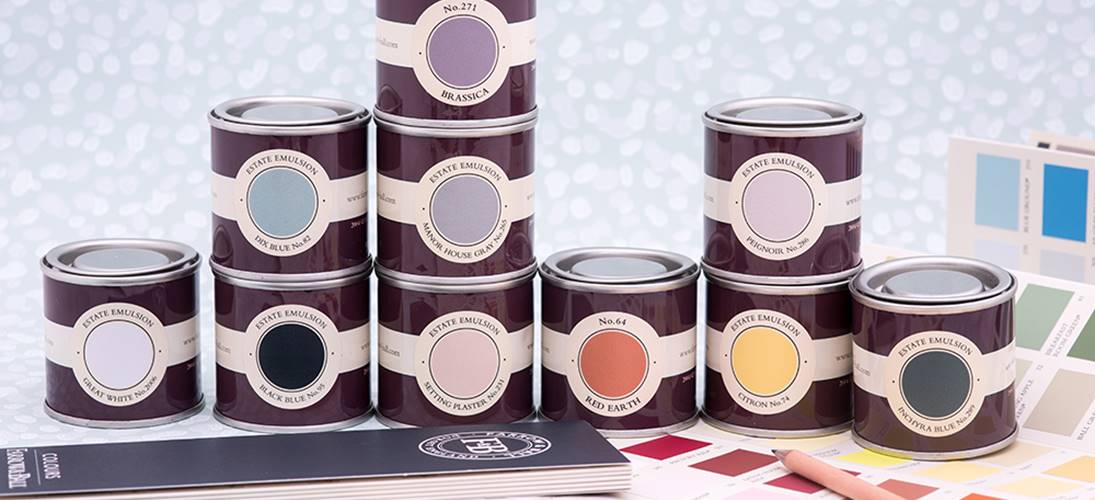 pots of farrow and ball