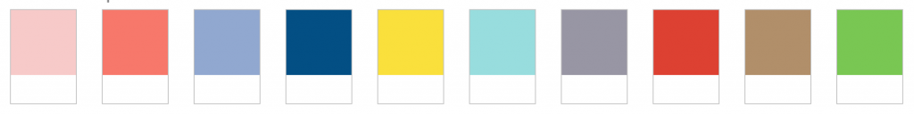 Pantone Spring 2016 colours