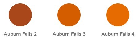 auburn falls dulux colours