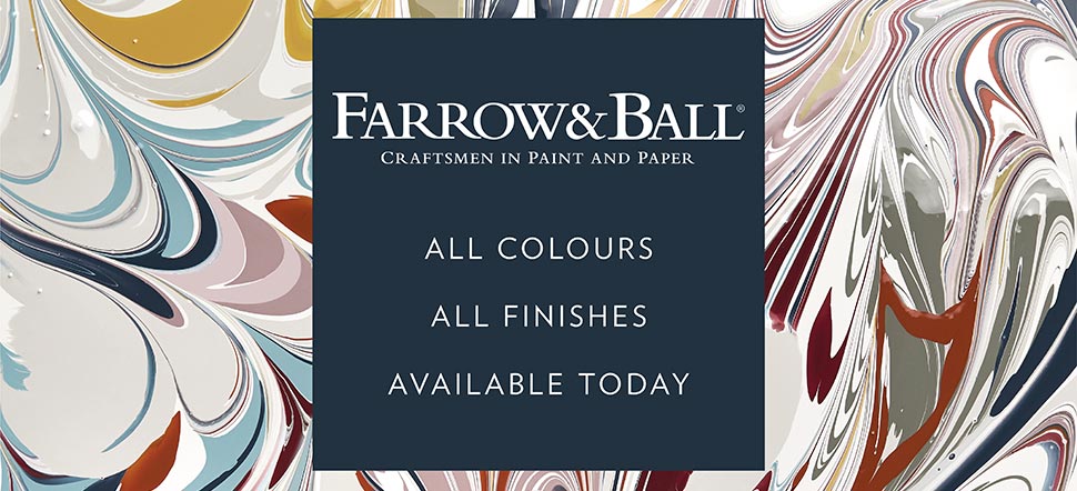Farrow and Ball : All colours available now!