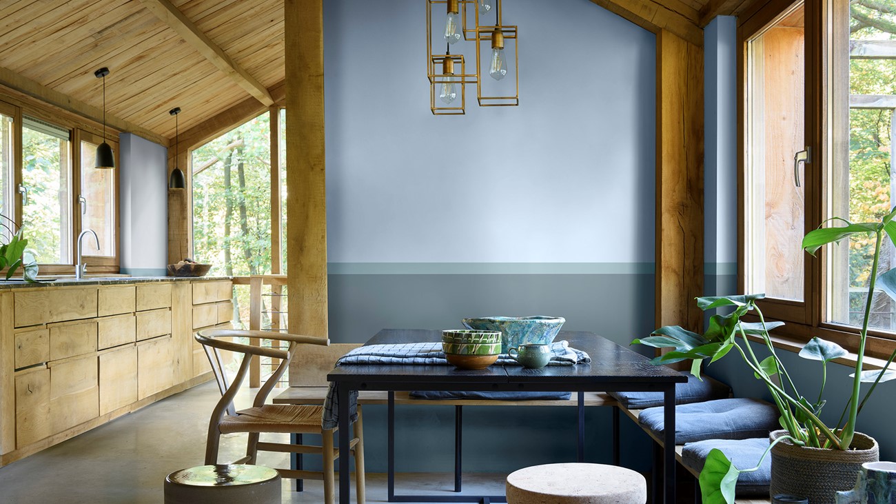 Dulux Room Image with Bright Skies and Denim Drift