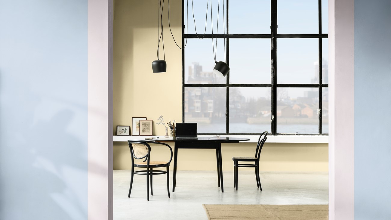 Dulux Room Image with Bright Skies and Warm Straw