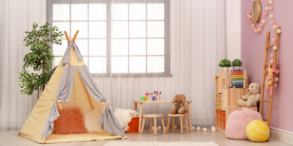 Create a room they'll want to play in!
