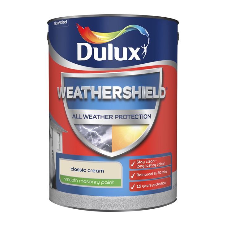 Dulux Weathershield Smooth Masonry Paint