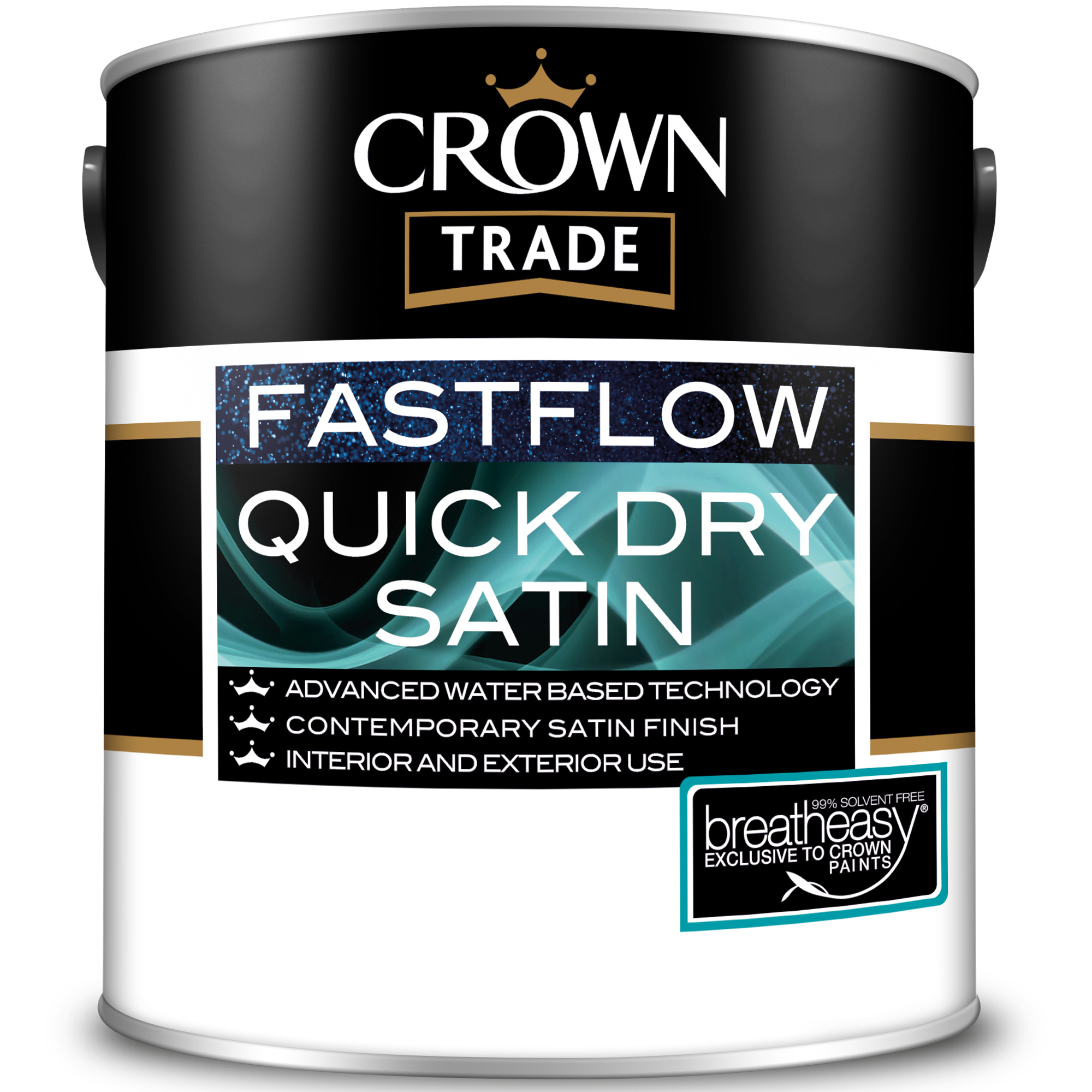 Crown Trade Fastflow Quick Dry Satin