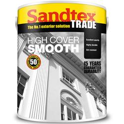 Buy 2 for £69 & Free Delivery on Sandtex Trade High Cover Smooth Masonry Paint 5L Mixed to Order