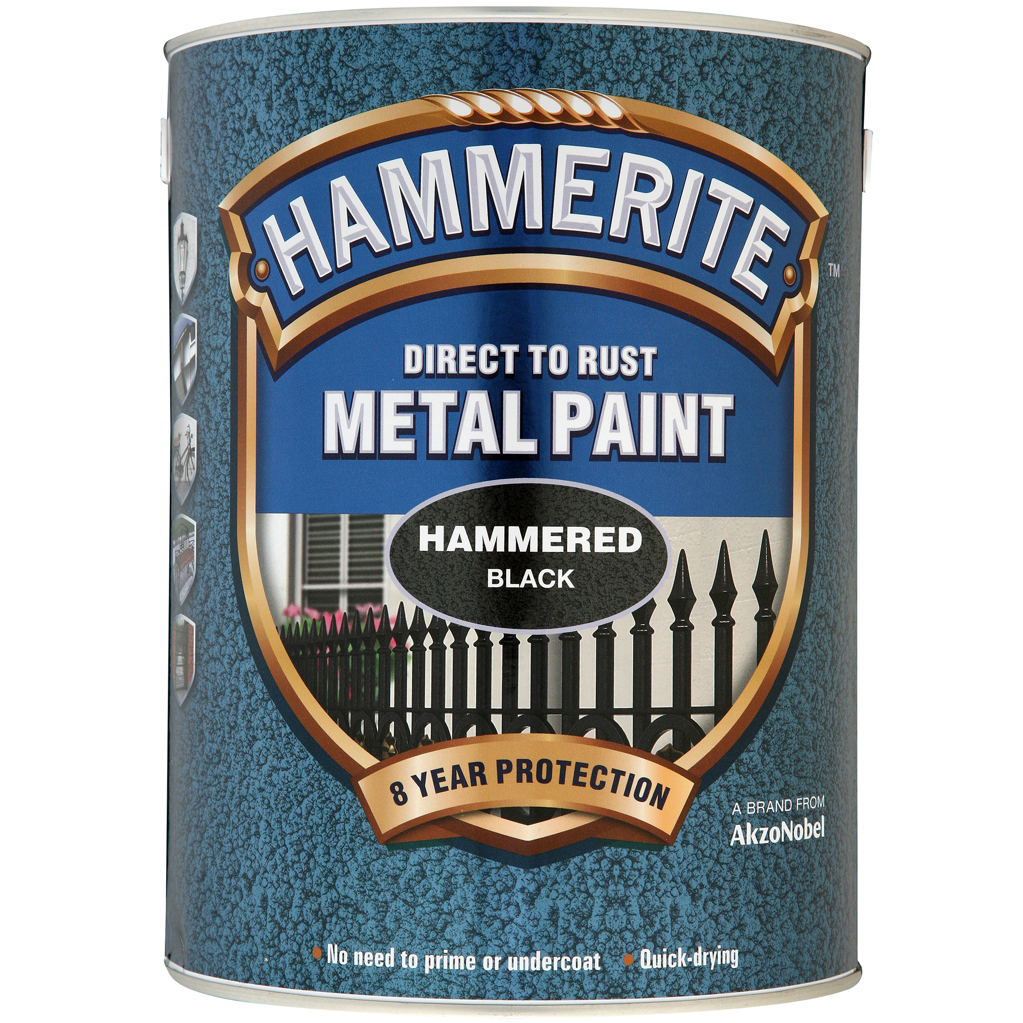 Hammerite Direct To Rust Metal Paint Hammered Finish