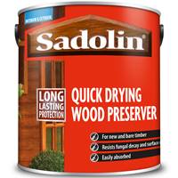 FREE Delivery on Sadolin Quick Dry Wood Preserver 2.5 Litre