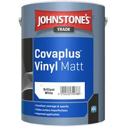 40% Off & Free Delivery on Johnstone's Trade Covaplus Vinyl Matt 5L Mixed to Order