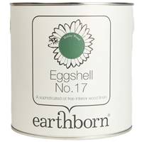 Buy 2 for £125 & Free Delivery on Earthborn Eggshell No. 17 2.5L Ready Mixed