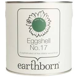 Buy 2 for £125 & Free Delivery on Earthborn Eggshell No. 17 2.5L Ready Mixed