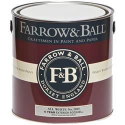 FREE Delivery on Farrow and Ball Exterior Eggshell 2.5L Ready Mixed
