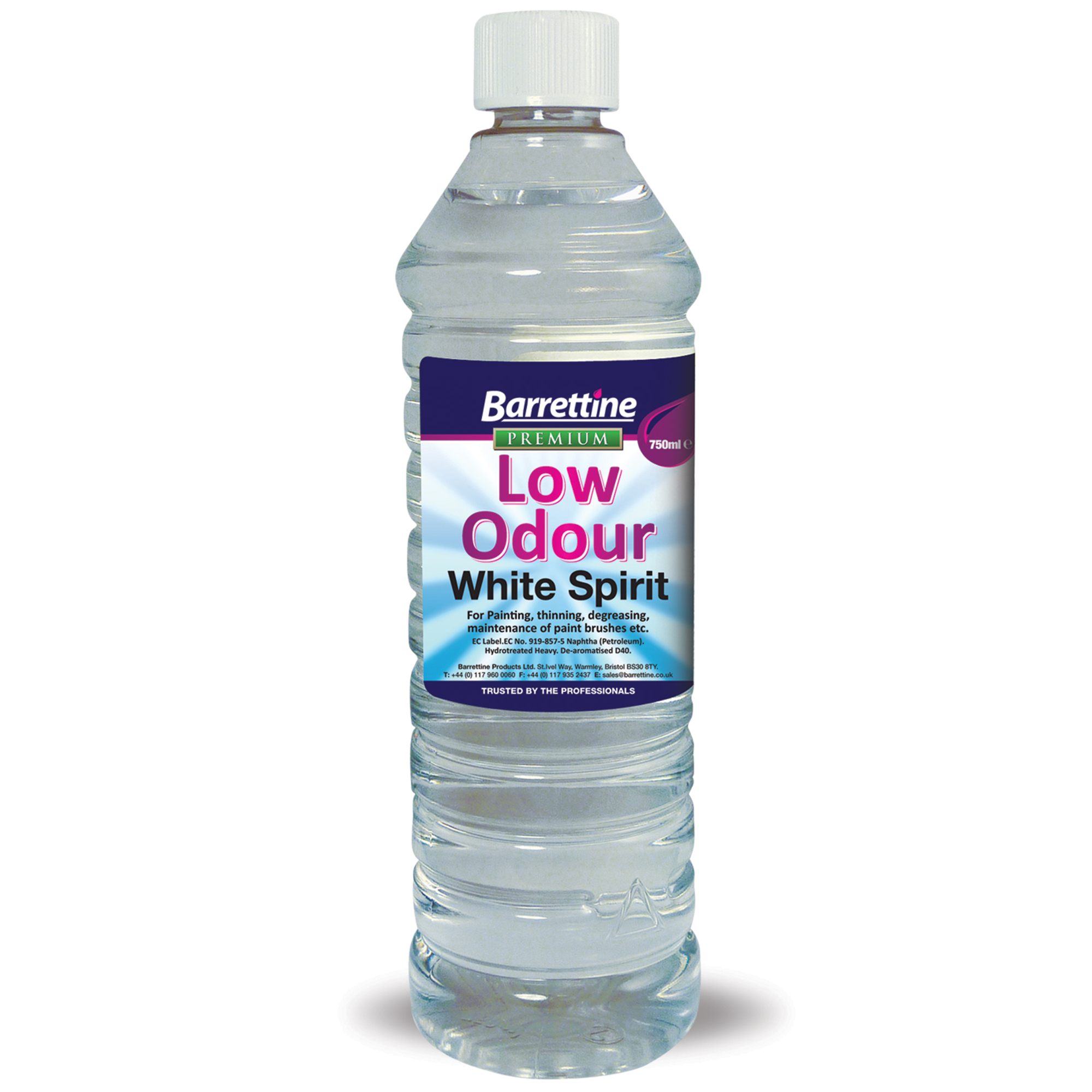 Barrettine White Spirit Low Odour 750ml