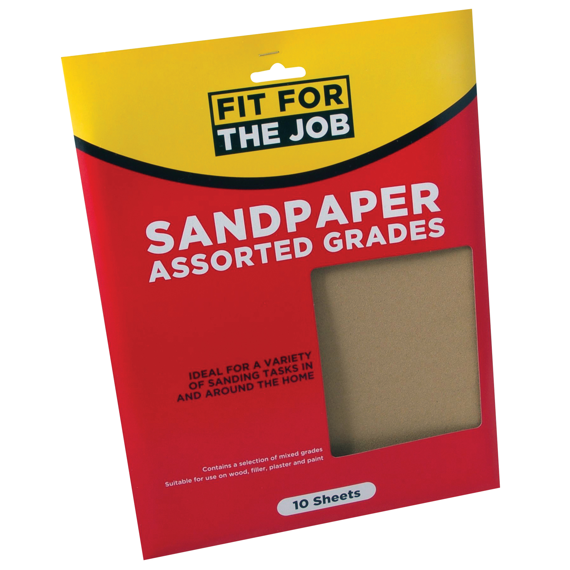 Rodo Assorted Sandpaper Sheets PK10 FFTJ