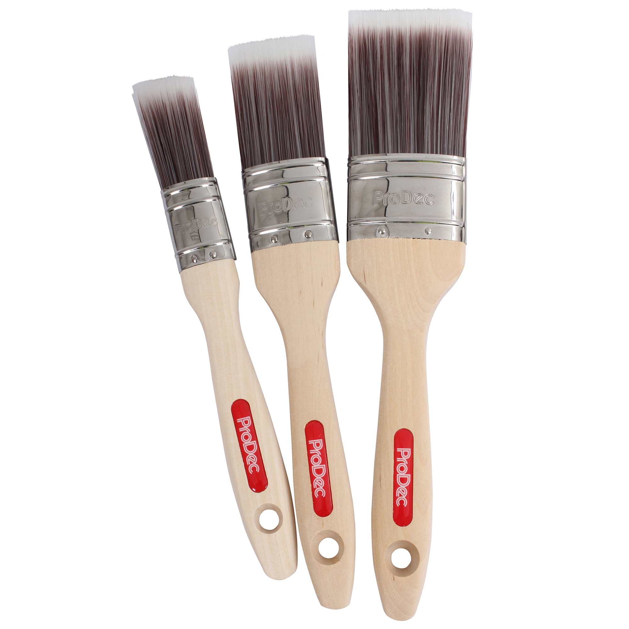 Rodo ProDec Premier Oval Synthetic 3 Piece Brush Set