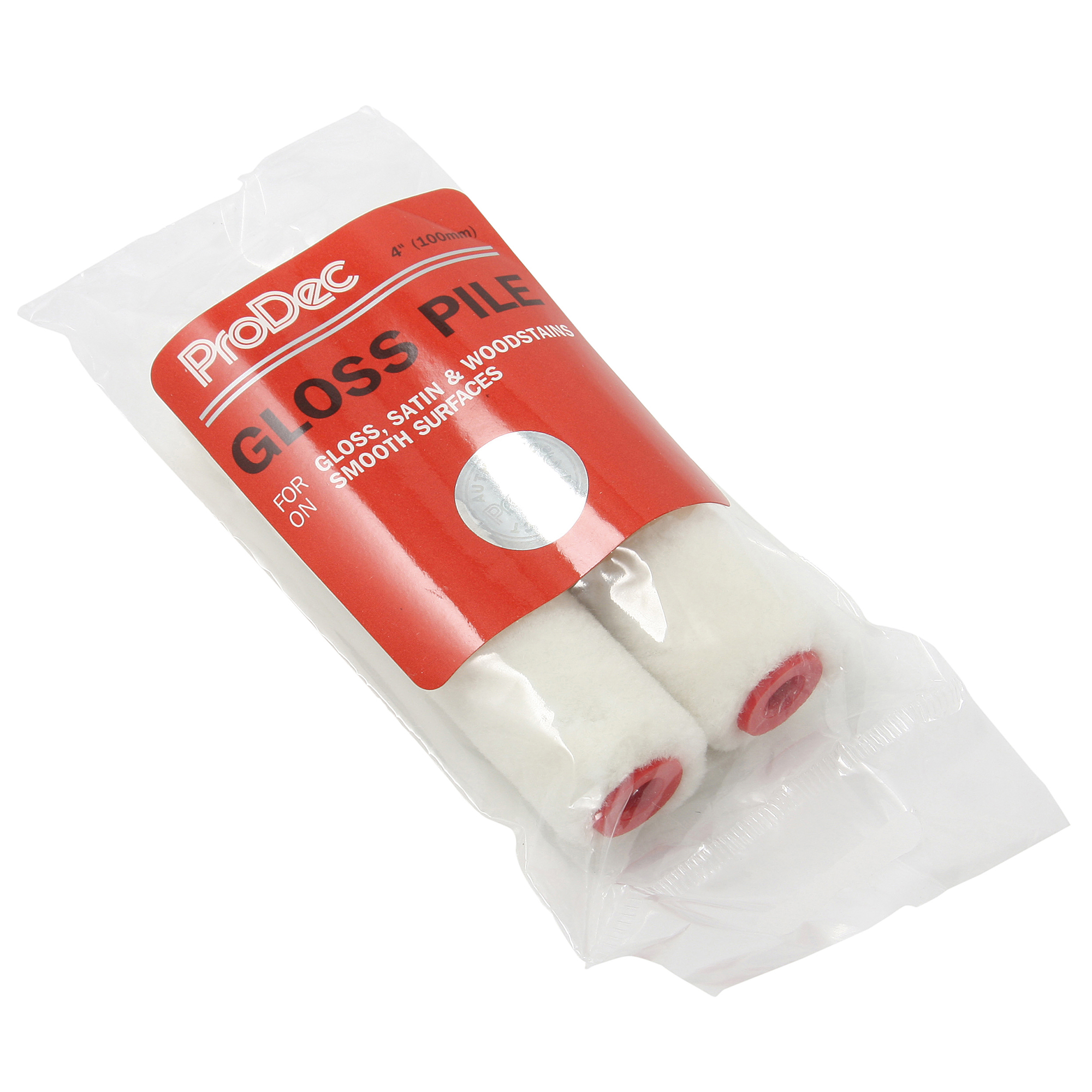 Rodo ProDec 4" Gloss Pile Mini Roller Sleeves 2pk