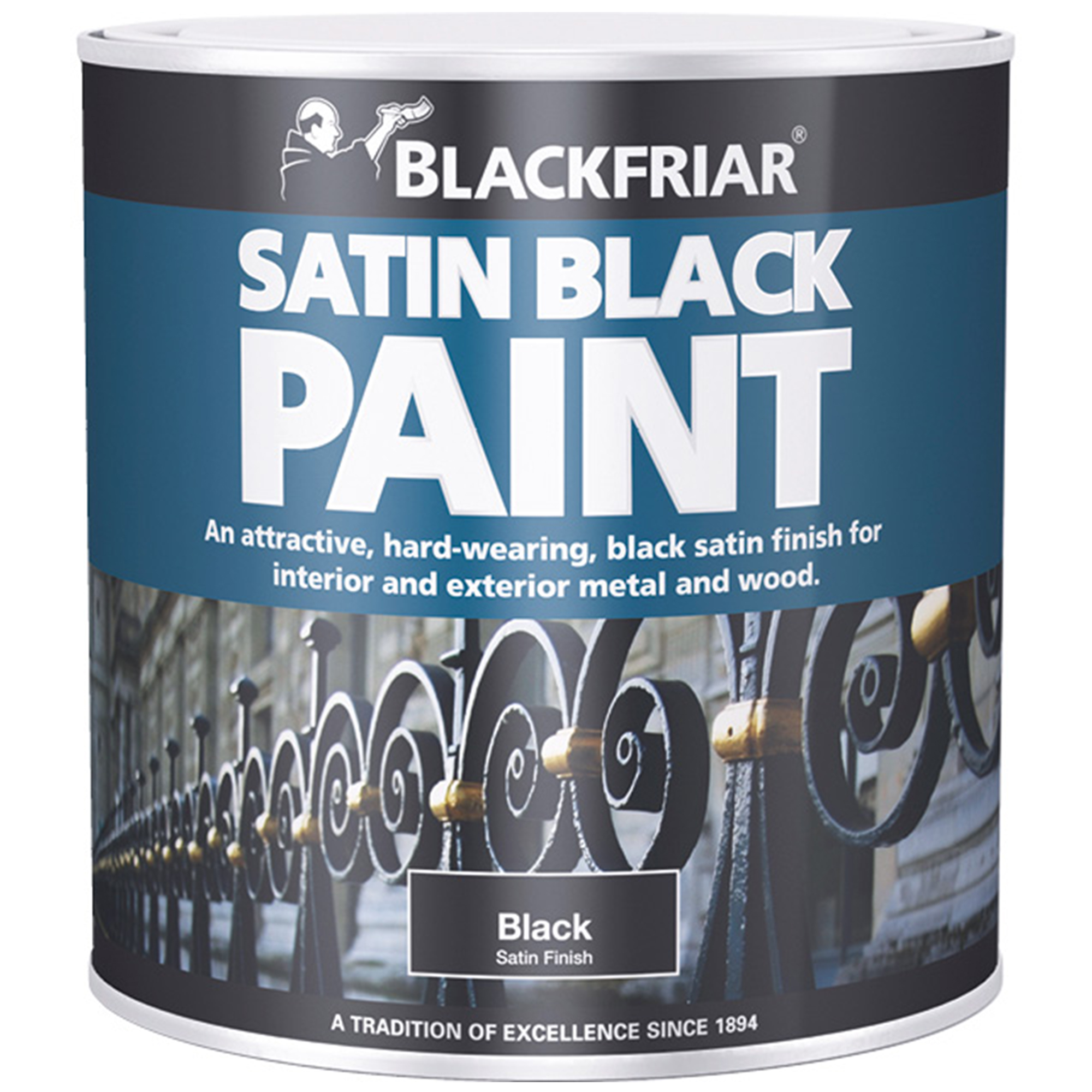 Blackfriar Satin Black Paint