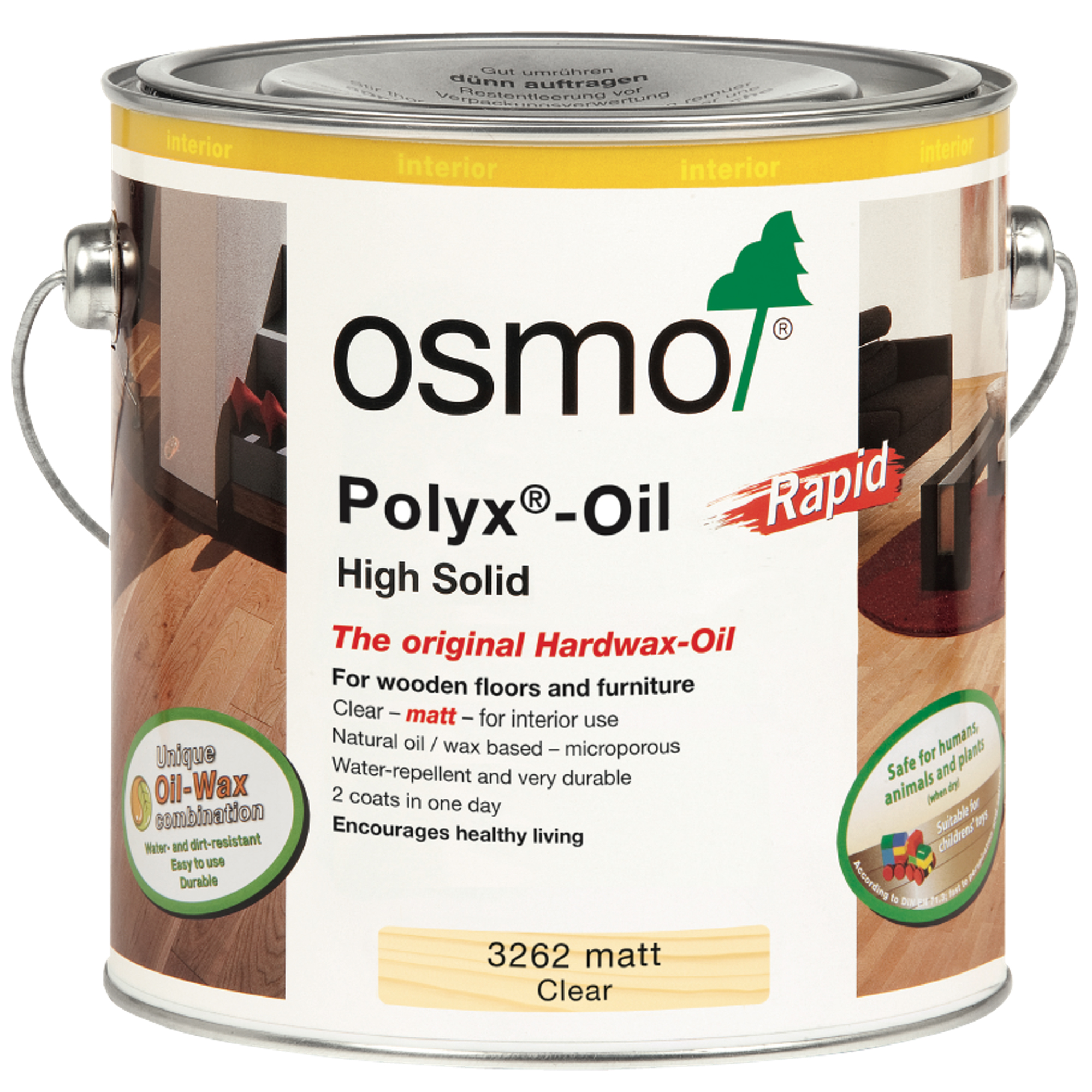Osmo Polyx Hardwax Rapid Clear Matt 3262