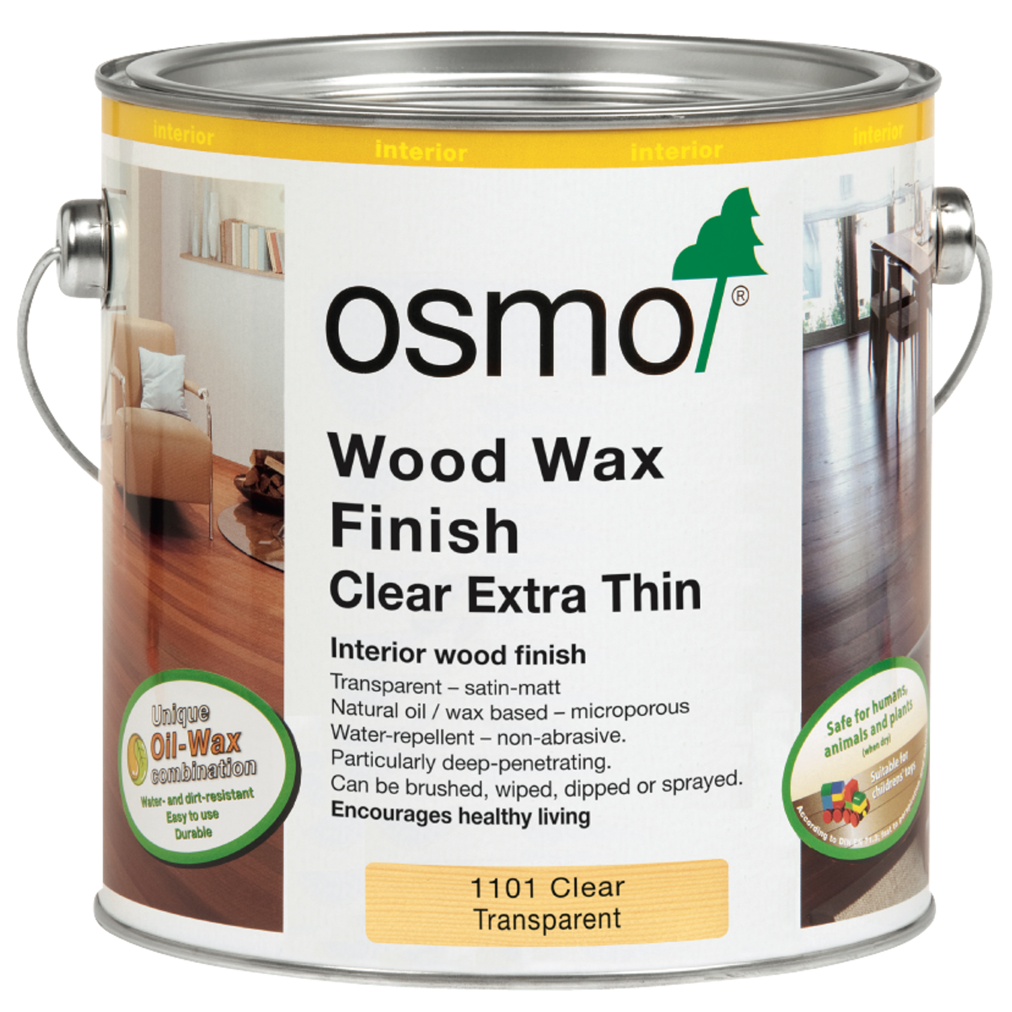 Osmo Wood Wax Finish Clear Extra Thin 1101