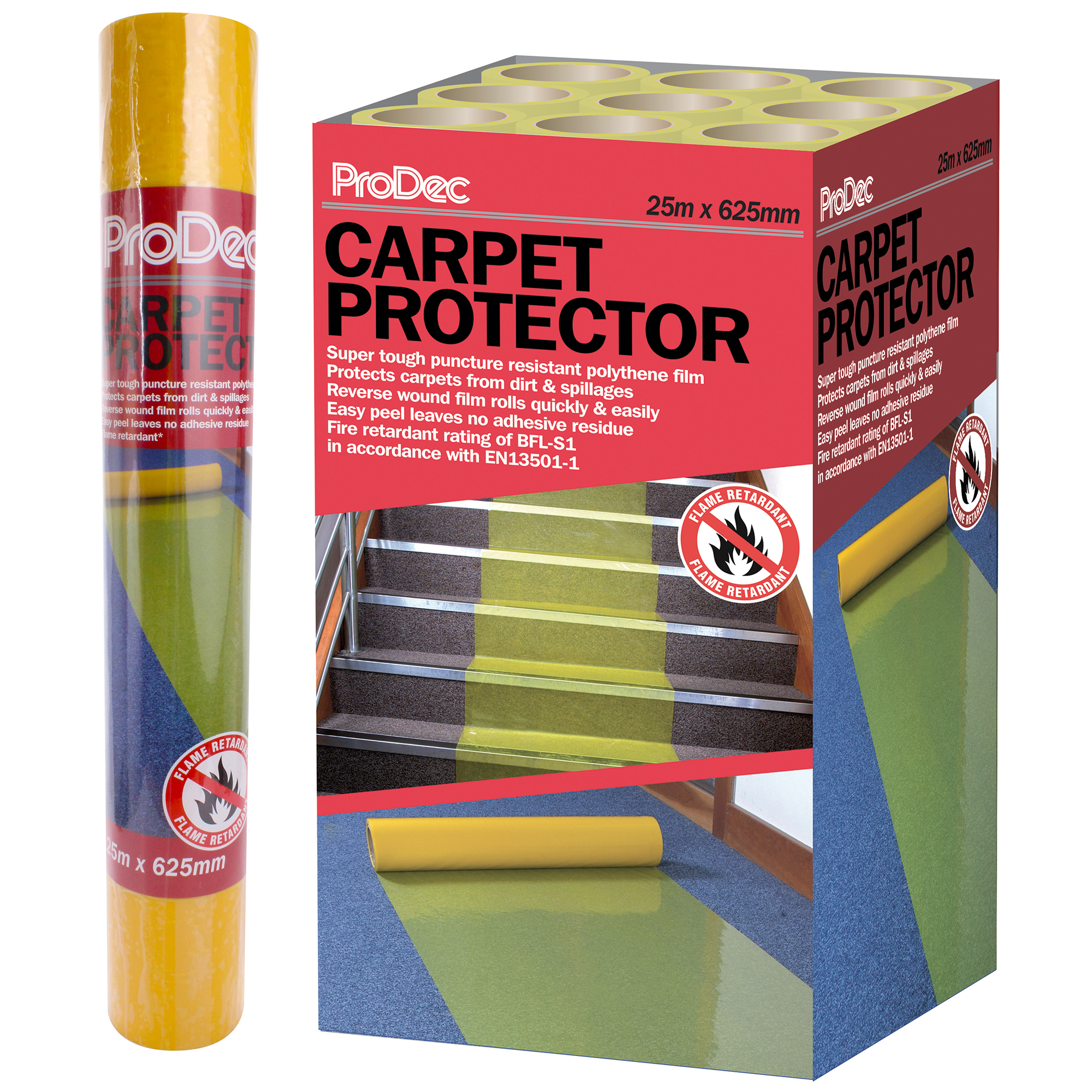 Rodo ProDec 25m x 625mm Roll Carpet Protector