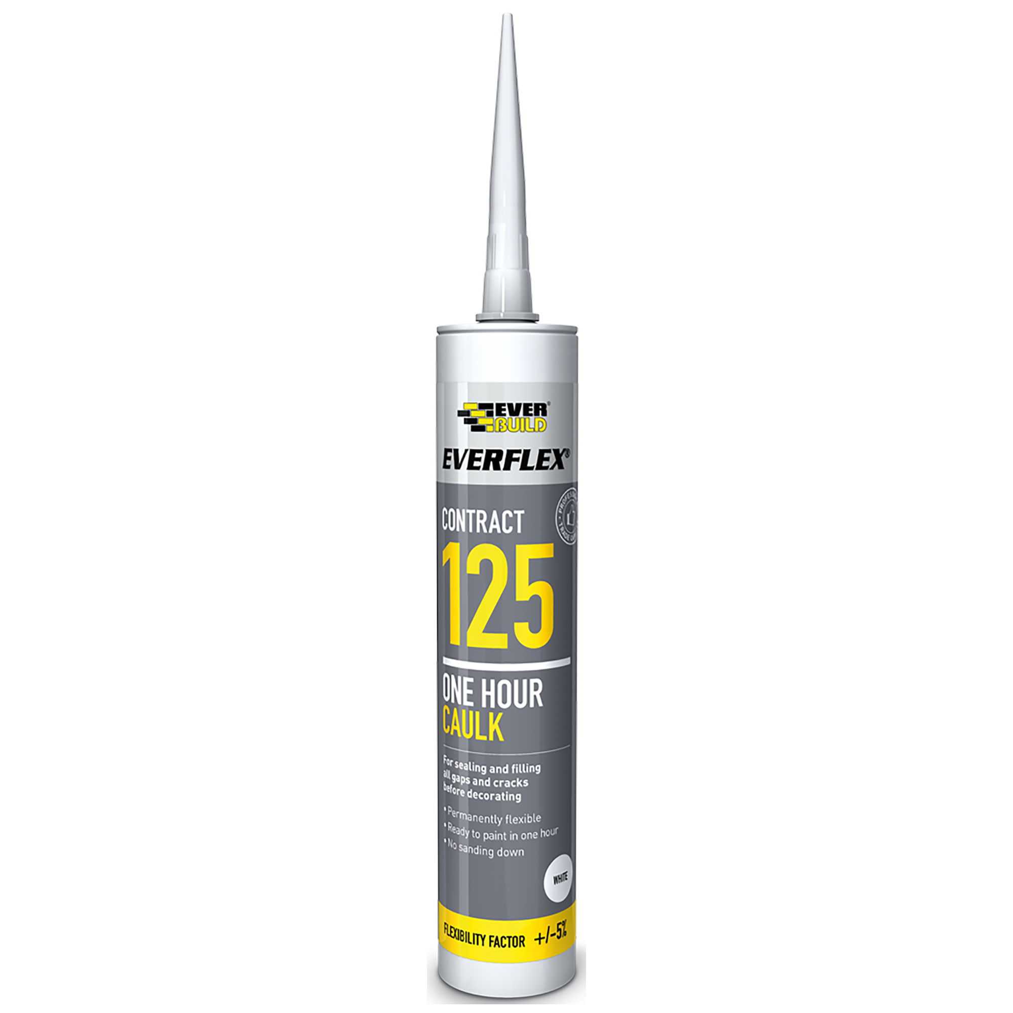Everbuild 125 Decorators Caulk 300ml Brown