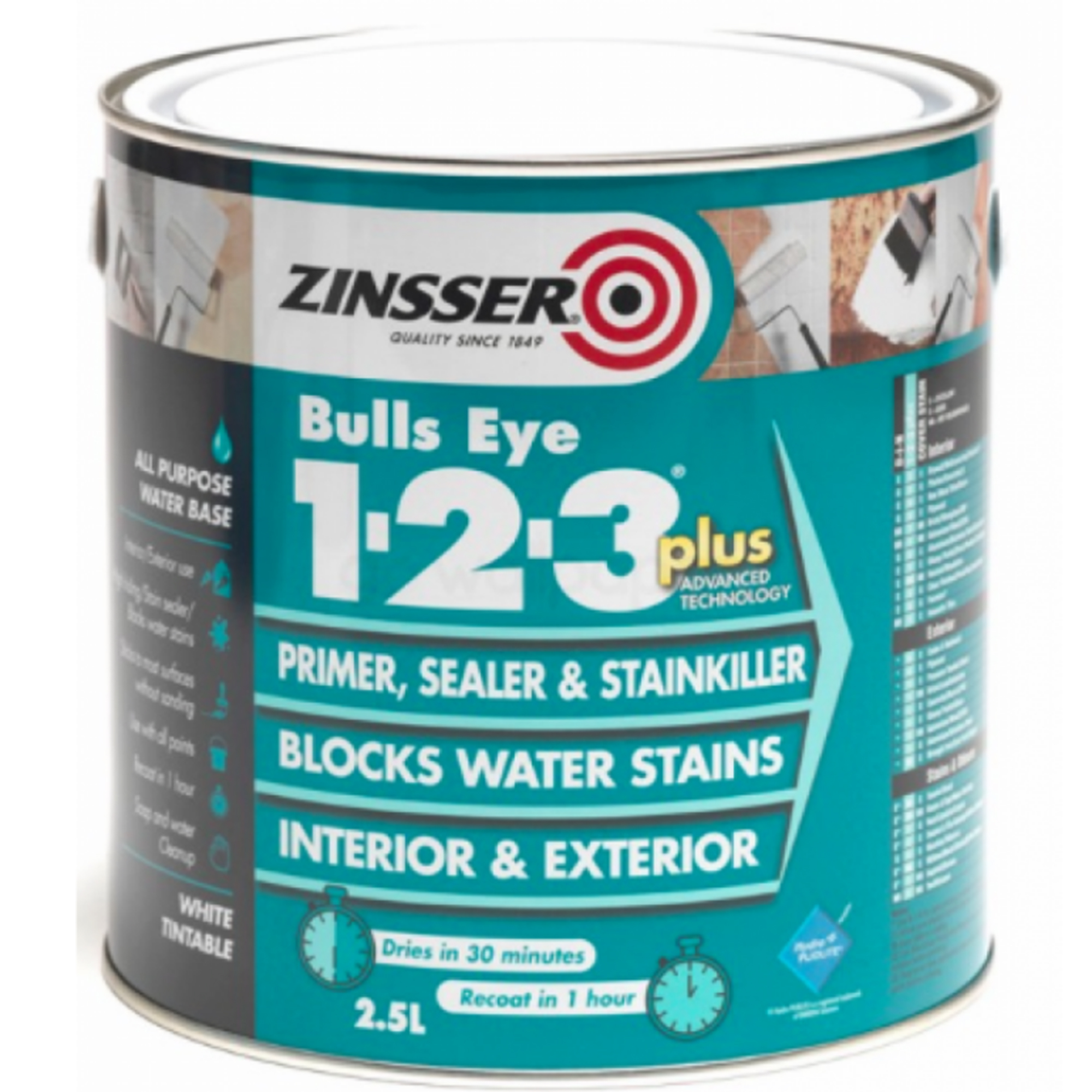 Zinsser Bulls Eye 1-2-3 Plus Primer