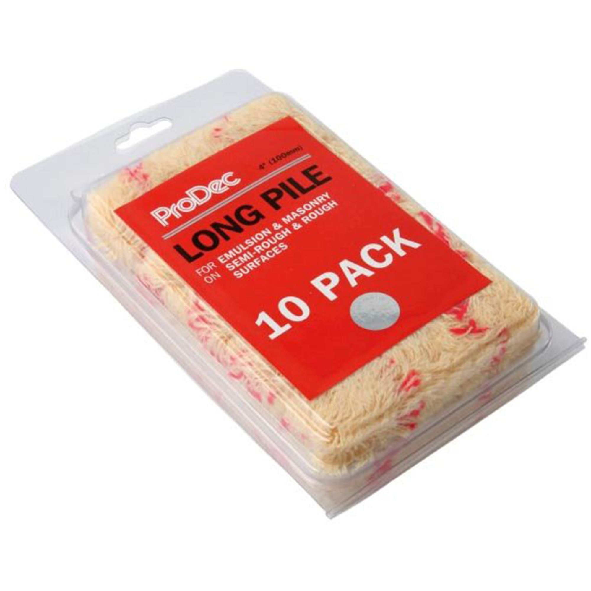 Rodo ProDec 4" Long Pile Mini Roller Sleeves 10 Pack