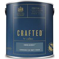 Buy 2 for £55 & Free Delivery on Crown Crafted Luxurious Flat Matt Emulsion 2.5L Ready Mixed