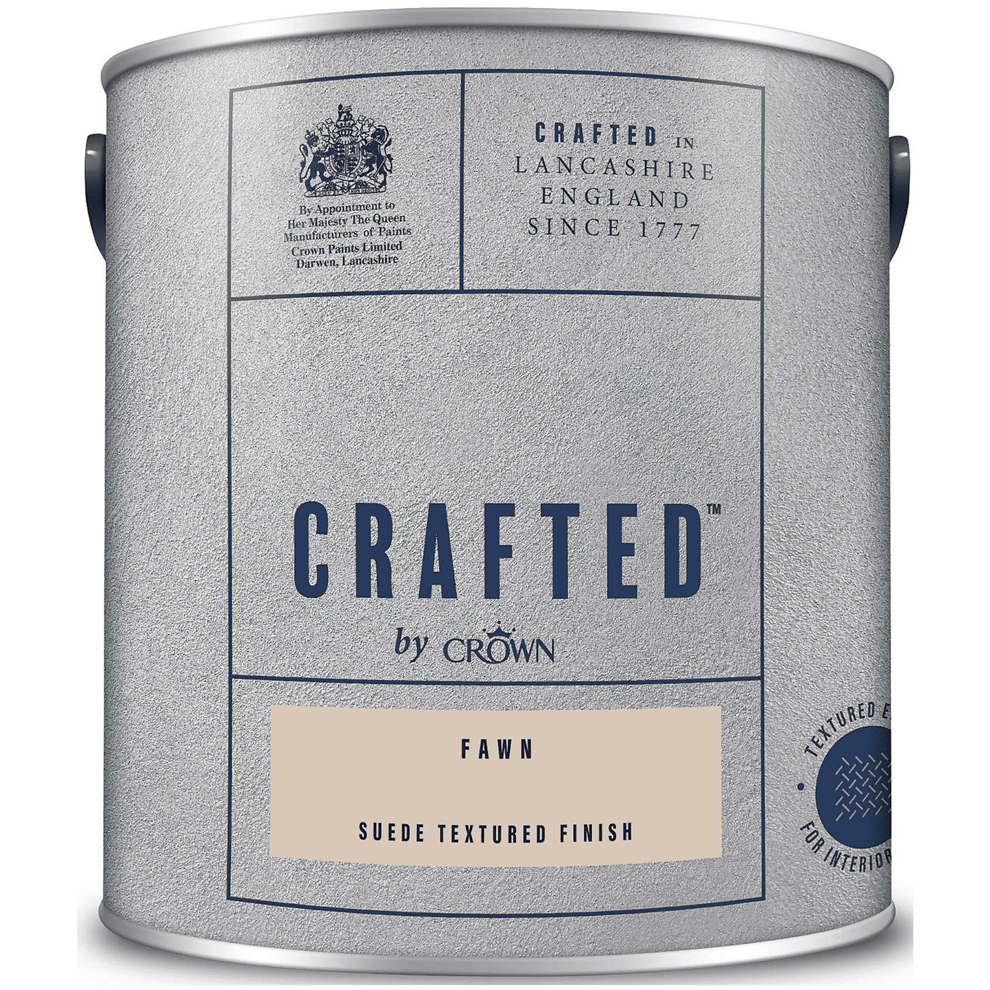 Crown Crafted Luxurious Suede Textured Matt Emulsion