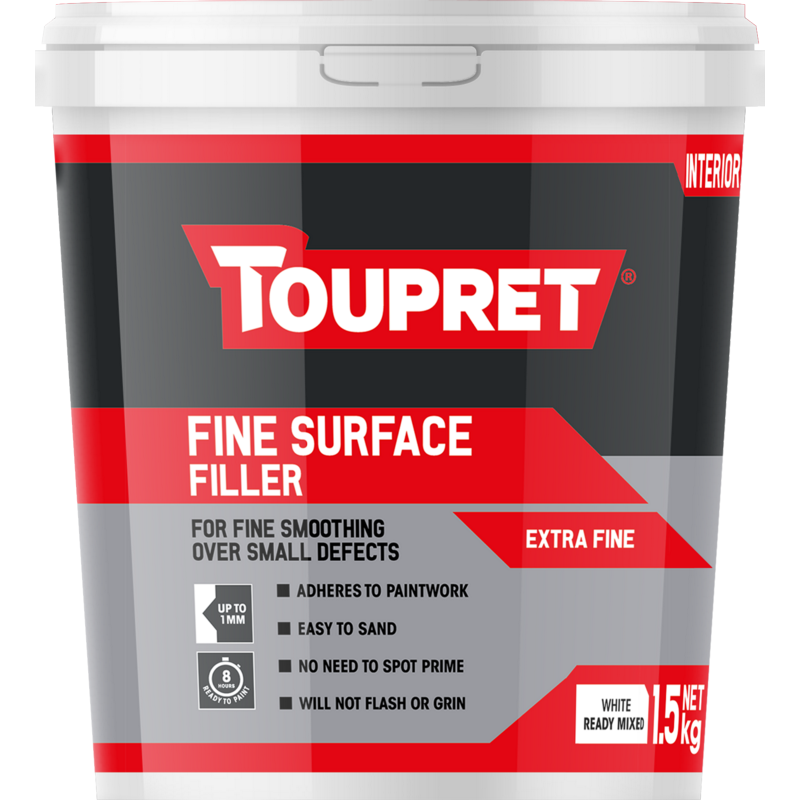Toupret Fine Surface Filler 1.5kg
